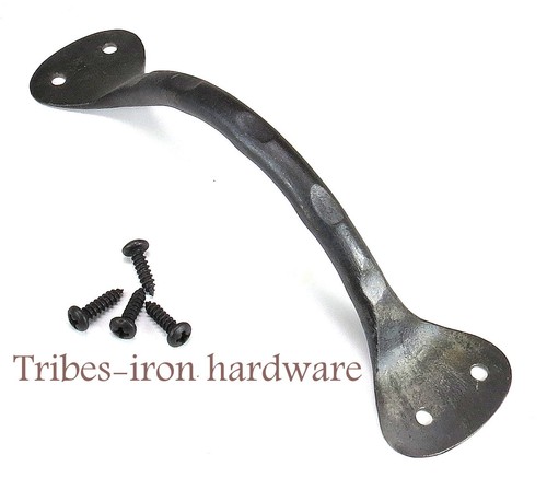 Wrought iron arch pull - iron,