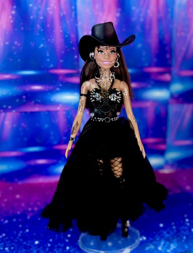 Cowboy goth punk barbie - goth,