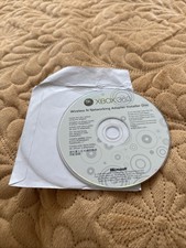 Xbox 360 Wireless N Networking Adapter Install Installer Microsoft - Disc only