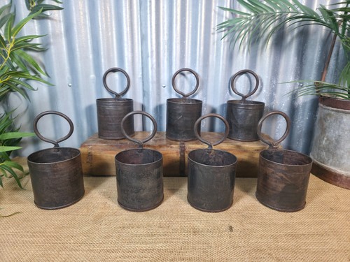 Vintage rustic riveted iron - vintage,