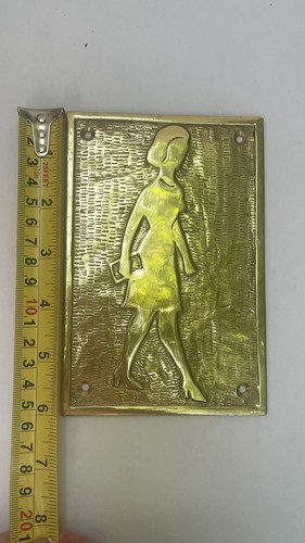 Vintage womens brass toilet - brass,