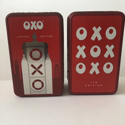 Two ltd edition oxo tins - ltd,