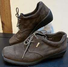 Rohde Women’s Sympatex Brown Suede Style Comfort Shoes Size UK 6 Lace Up
