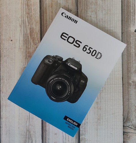 Canon eos 650d instruction - eos,