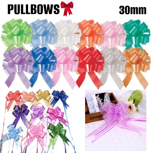 Pull bows 30mm christmas party - pull,