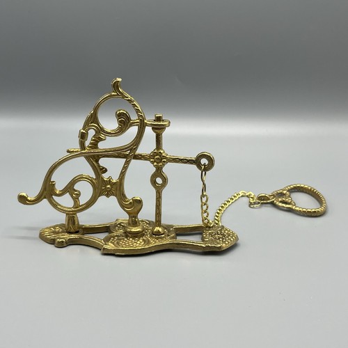 Vintage brass wall bell - vintage,