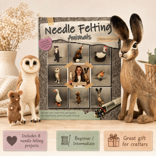 Needle felting animals - felting,