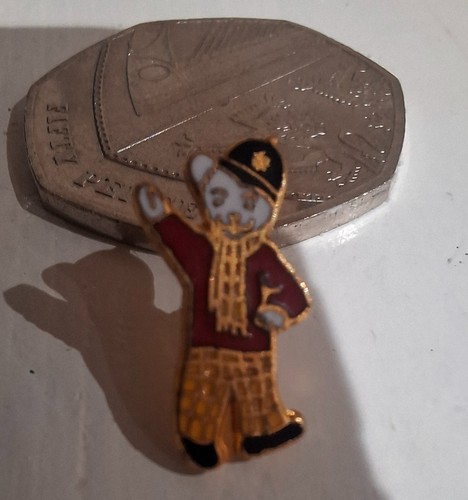 Rupert bear pin - rupert,