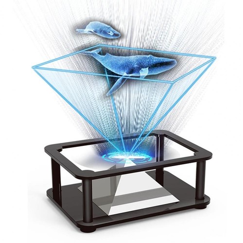 Hologram projector pyramid - hologram,