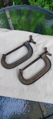 Pair record clamps 6 in - record,
