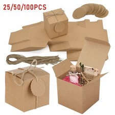 50 Brown Kraft Gift Boxes