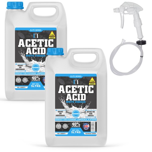 Very strong acetic acid white - very,