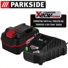 Parkside 20V 4Ah Battery & Charger For Cordless X20V Team Series Power Tool