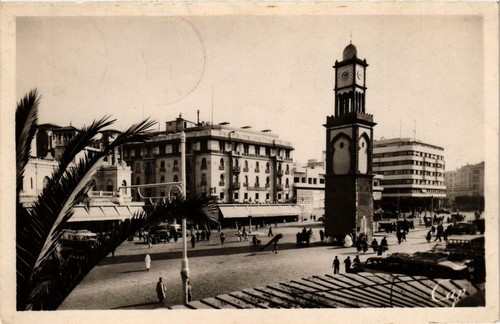 Cpa maroc casablanca place - cpa,