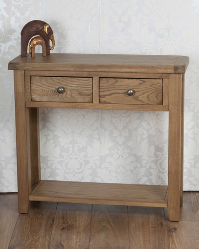 Console oak hall - hall, lamp
