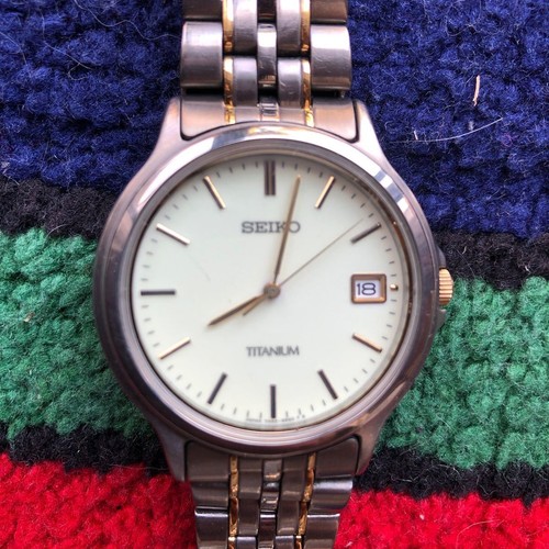 Seiko quartz titanium - seiko,