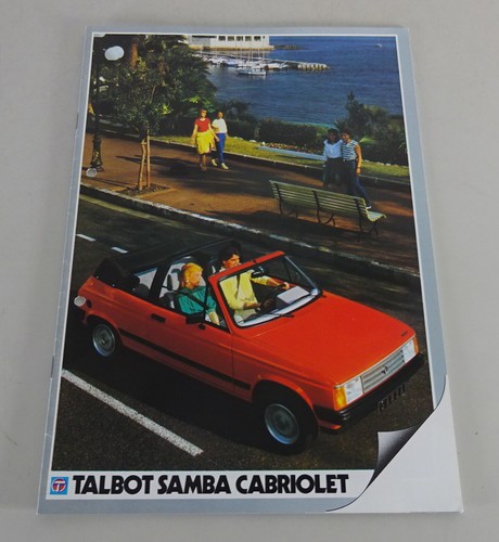Brochure talbot samba - brochure,