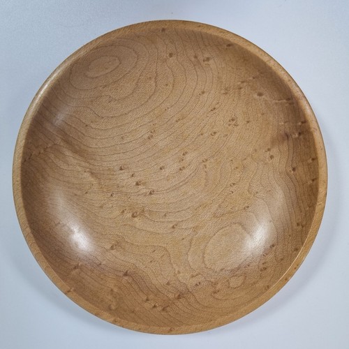 Birds eye maple turned wooden - eye,