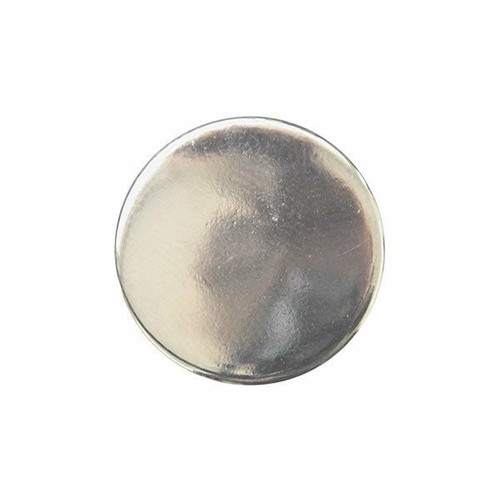 Round flat shiny - flat, plastic