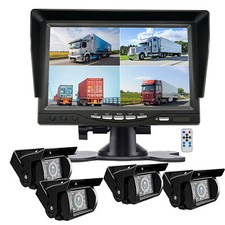 HD 7" Quad Monitor 4ch CCD
