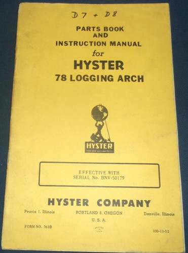 Hyster logging arch - hyster,