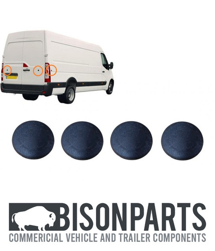 Black rear tailgate door - rear,