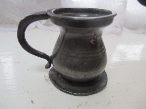 Pewter measure gill 19th - measure, 1/4