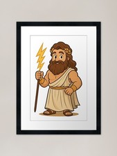Cute Cartoon Zeus � Greek