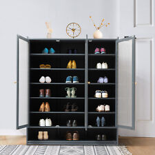 Freestanding Shoe Rack Storage Cabinet Entryway Slippers Organizer Plant Shelf