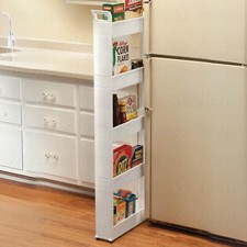 5-Tier Slim Rolling Storage