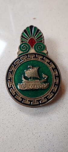 Vintage enamel faced metal - vintage,
