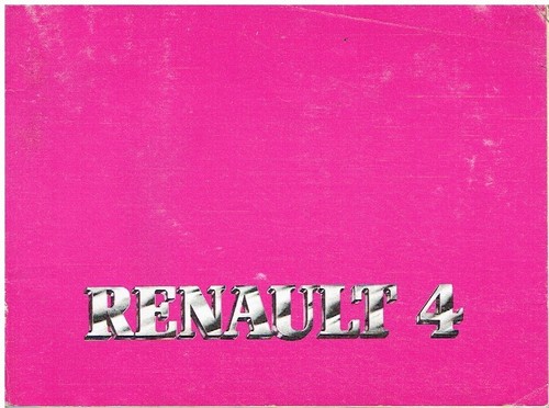 Renault 4tl 4gtl - saloon, f4