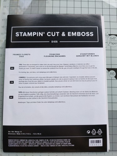 Stampin due set framed - stampin, up