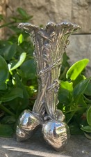 Beautiful Christofle France silver-plated radish sculpture.