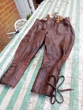 Leather Fleece Lined Breeches