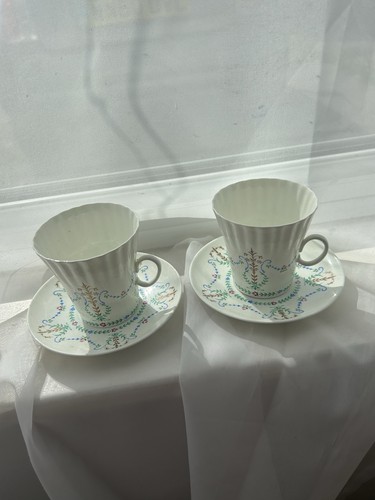 Cups saucers marked - x,