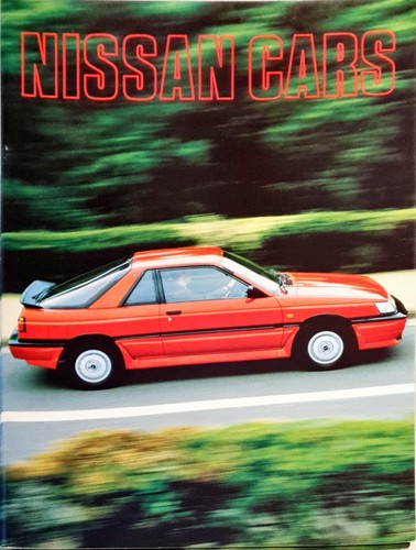 Nissan range brochure - brochure, 1986