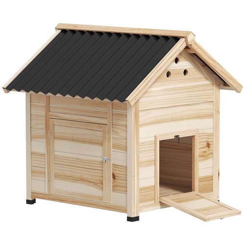 Pawhut wooden duck house - duck,