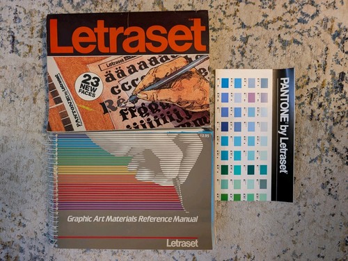 Lot letraset vintage - lot, (2)