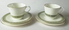 Royal Doulton Rondelay Trios - Tea Cups, Saucers and Tea Plates x 2