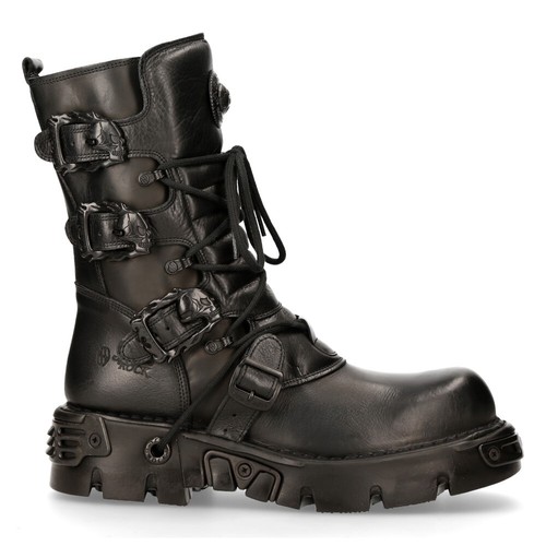 Newrock 391 s18 boots black - boots,