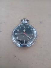 Lovely Rare Vintage 1960's Smiths centre sweep Pocket Watch Serviced New Crystal