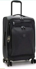 KIPLING Youri S Black Noir  SMALL Cabin Luggage Trolley Bag 33L 55cm Rrp£185