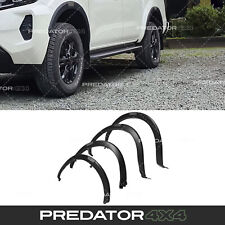 BLACK SLIM FENDER FLARES WHEEL ARCHES KIT FOR NISSAN NAVARA D23 NP300 2015+