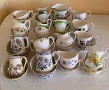 Selection of Vintage Milk Jugs (Creamers) & Sugar Basins. Priced individually.