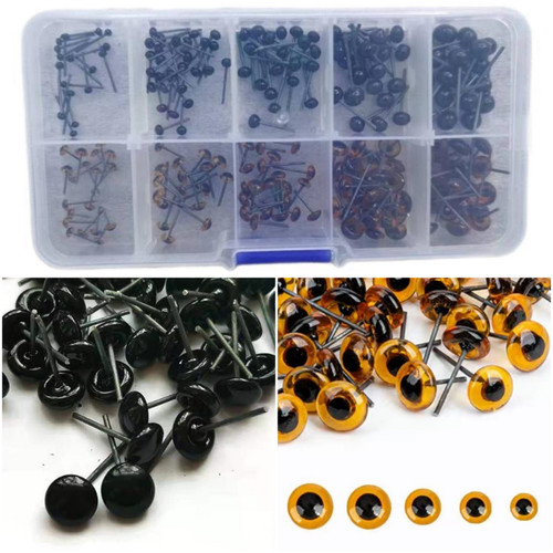 100pcs glass doll eyes needle - 100pcs,