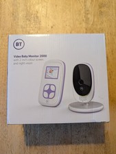 BT Video Baby Monitor 2000 - Boxed Complete with Instructions