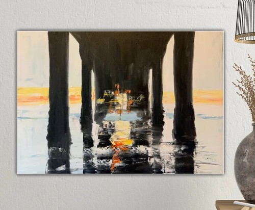 Richter original abstract oil - original,