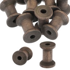 10Pcs Wooden Empty Spools 1.2"