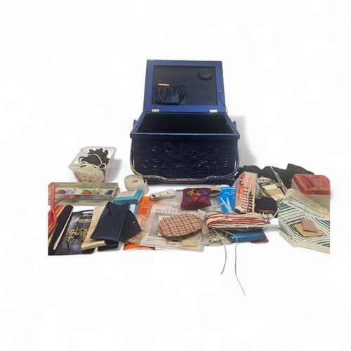 Sewing box with contents - sewing,